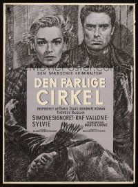 1h392 ADULTRESS Danish '55 Marcel Carne, art of sexy Simone Signoret, Raf Vallone!