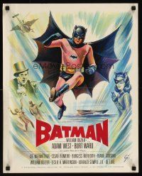1h251 BATMAN French 15x21 '67 DC Comics, great artwork of Adam West by Boris Grinsson!