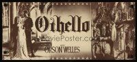 1h305 OTHELLO Belgian program '52 Orson Welles in the title role, pretty Fay Compton, Shakespeare!