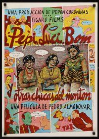1h222 PEPI, LUCI, BOM Spanish '90 Pedro Almodovar, great comic strip art by Ceesepe!