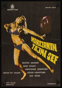 1h347 DIE SCREAMING, MARIANNE Yugoslavian '71 full-length sexy Susan George in her underwear!