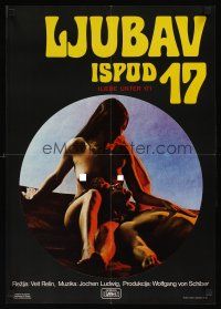1h362 LOVE UNDER 17 Yugoslavian '81 different image of sexy naked Linda Robertson!
