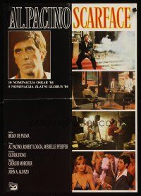 1h372 SCARFACE Yugoslavian '83 Al Pacino, Michelle Pfeiffer, Brian De Palma, Oliver Stone