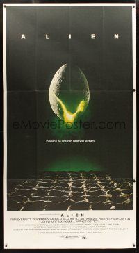 1j002 ALIEN int'l 3sh '79 Ridley Scott outer space sci-fi classic, cool hatching egg image!