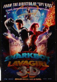 1j029 ADVENTURES OF SHARKBOY & LAVAGIRL lenticular teaser 1sh '05 Taylor Lautner, David Arquette