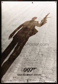 1j191 QUANTUM OF SOLACE DS bus stop '08 Daniel Craig as James Bond, cool shadow image!