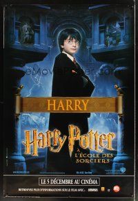 1j112 HARRY POTTER & THE PHILOSOPHER'S STONE set of 7 teaser DS French 1ps '01 cool images of cast!