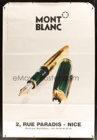 1j119 MONT BLANC French 1p '90s cool image of really nice fountain pen!