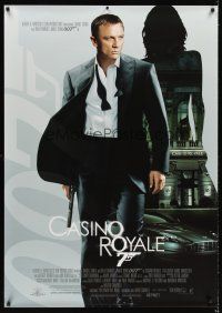 1j105 CASINO ROYALE DS German 33x47 '06 cool image of Daniel Craig as James Bond!