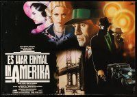 1j108 ONCE UPON A TIME IN AMERICA German 33x47 '84 Sergio Leone, De Niro, different Casaro art!