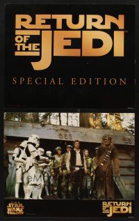 1j062 RETURN OF THE JEDI 6 jumbo stills R97 George Lucas classic, Mark Hamill, Harrison Ford
