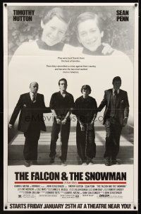 1j293 FALCON & THE SNOWMAN half subway '85 Sean Penn, Timothy Hutton, John Schlesigner directed!