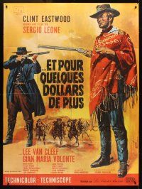 1k630 FOR A FEW DOLLARS MORE French 1p '66 Sergio Leone, art of Clint Eastwood by Jean Mascii!