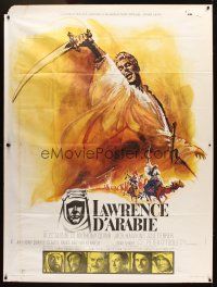 1k685 LAWRENCE OF ARABIA French 1p R71 David Lean classic starring Peter O'Toole, great artwork!