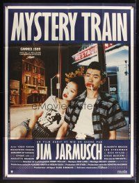 1k724 MYSTERY TRAIN French 1p '89 Jim Jarmusch, Masatoshi Nagase, Pierre Collier/Delepine art!