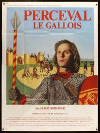 1k737 PERCEVAL French 1p '79 Eric Rohmer's tale of medieval knights in King Arthur's court!