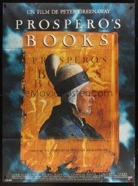 1k747 PROSPERO'S BOOKS French 1p '91 Peter Greenaway, John Gielgud, from Shakespeare's Tempest!
