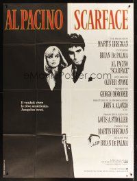 1k758 SCARFACE French 1p '84 Al Pacino as Tony Montana, Michelle Pfeiffer, Brian De Palma, Stone