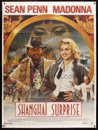 1k766 SHANGHAI SURPRISE French 1p '86 great different image of sexy Madonna & Sean Penn!
