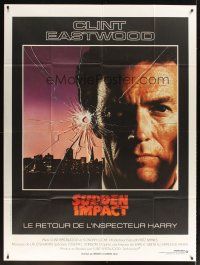 1k790 SUDDEN IMPACT French 1p '83 Clint Eastwood is at it again as Dirty Harry, great image!