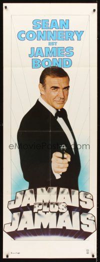 1k517 NEVER SAY NEVER AGAIN French door-panel '83 cool photo of Sean Connery as James Bond 007!