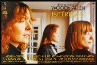 1k506 INTERIORS French 31x47 R90s Diane Keaton, Mary Beth Hurt, directed by Woody Allen!