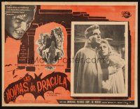 1k295 BRIDES OF DRACULA Mexican LC '60 Terence Fisher, Hammer, David Peel as the vampire baron!
