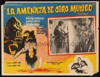 1k338 IT! THE TERROR FROM BEYOND SPACE Mexican LC '58 art of monster with sexy Shirley Patterson!