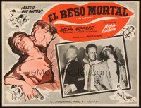 1k344 KISS ME DEADLY Mexican LC '55 Mickey Spillane, Robert Aldrich, Ralph Meeker as Mike Hammer!