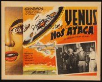 1k395 STRANGER FROM VENUS Mexican LC '54 Patricia Neal in rare Day the Earth Stood Still remake!