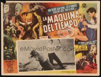 1k409 TIME MACHINE Mexican LC '60 H.G. Wells, George Pal, Taylor has Morlock down!