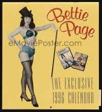 1k067 BETTIE PAGE calendar '96 great images of the sex symbol!