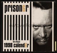 1k069 PRISONER TV calendar '98 Patrick McGoohan, George Markstein, sci-fi series!