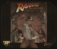 1k060 RAIDERS OF THE LOST ARK video DS light box screen '83 art of Harrison Ford by Richard Amsel!