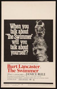 1k157 SWIMMER WC '68 Burt Lancaster, directed by Frank Perry, will you talk about yourself?