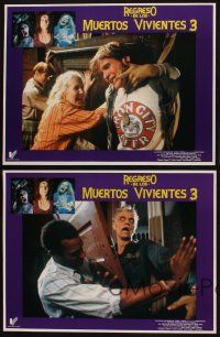 1k443 NIGHT OF THE LIVING DEAD 6 Mexican LCs '90 Tom Savini, from George Romero screenplay, zombies