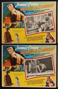 1k436 REBEL WITHOUT A CAUSE 7 Mexican LCs R70s Nicholas Ray, James Dean, bad boy from good family!