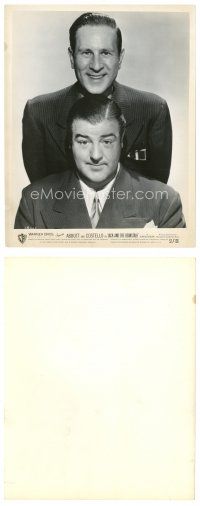 1m288 JACK & THE BEANSTALK 8x10 still '52 posed portrait of Bud Abbott standing over Lou Costello!