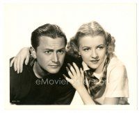 1m008 3 WISE GUYS deluxe 8x10 still '36 close up of Robert Young & Betty Furness by Virgil Apger!