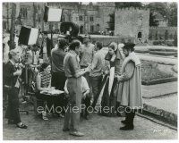 1m034 ANNE OF THE THOUSAND DAYS candid 7.5x9.5 still '70 director Charles Jarrott laughing on set!
