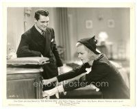 1m054 BIG BROWN EYES 8x10 still '36 Cary Grant laughs at Joan Bennett pulling drawer!