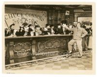1m064 BOWERY 8x10 still '33 dapper Wallace Beery smiles at angry female prohibitionists behind bar