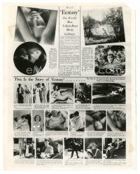 1m148 ECSTASY 8x10 news photo '36 from the first U.S. release, world's most talked about movie!