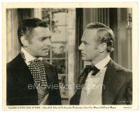 1m223 GONE WITH THE WIND 8x10 still '39 great close up of Clark Gable & Leslie Howard!