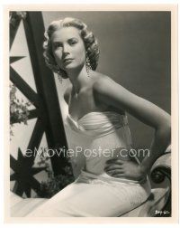 1m232 GRACE KELLY 8x10 still '54 c/u of the beautiful actress in sexy dress from Dial M for Murder