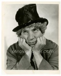 1m247 HARPO MARX 8x10 still '39 c/u sad portrait resting his head in his hands from At The Circus!