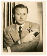 1m244 H.M. PULHAM ESQ 8x10 still '41 great close portrait of Robert Young holding pipe!