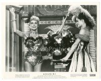 1m257 HOUDINI 8x10 still '53 magician assistant Janet Leigh in sexy costume performing on stage!