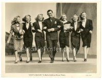 1m274 IDIOT'S DELIGHT 7.5x10 still '39 Clark Gable arm-in-arm with six sexy girls in suits!