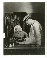 1m303 JEAN HARLOW/SAM WOOD candid 8x10 still '40s the director & star of Hold Your Man!